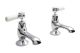 Bath Taps - Hudson Reed BC302DL Chrome, Chrome & White colour ,image 1