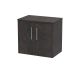 600mm Wall Hung 2 Door Vanity & Worktop - Hudson Reed JNU2623W Brown, Brown colour ,image 1
