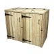 Deluxe Double Bin Store By Churnet Valley