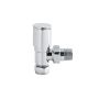 Angled Radiator Valve Pack (Pairs) - Hudson Reed RV002 Chrome, Chrome colour ,image 1