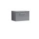 600mm Wall Hung 1 Drawer Vanity & Laminate Top - Nuie ARN2222LBG Grey, Grey colour ,image 1