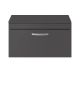 800mm Wall Hung Cabinet With Worktop - Nuie ATH080W Gloss Grey, Grey colour ,image 1