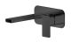 Wall Mounted 2 Tap Hole Basin Mixer With Plate - Nuie WIN428 Matt Black, Black colour ,image 1