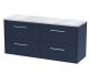 1200 Wall Hung 4-Drawer Vanity & Laminate Worktop - Hudson Reed JNU2924LBG2 Blue, Blue colour ,image 1