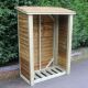 Heavy Duty Logstore 6 X 4 (Height Ft X Width Ft) By Churnet Valley, Wood colour ,image 1