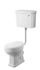 Low Level Pan, Cistern & Flush Pipe Kit - Nuie CCT001 White, White colour ,image 1