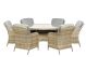 Wentworth 6 Seater Round Imperial Dining Set, Neutrals colour ,image 1