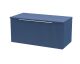 800mm Wall Hung Single Drawer Vanity & Worktop - Hudson Reed DFF396W Blue, Blue colour ,image 1