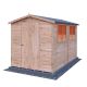 Lewis 10 x 6 Single Door Loglap Shed