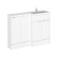 1200mm Right Hand Combination - Hudson Reed CBI112 Gloss White