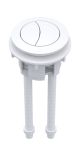 White Cistern Push Button - Hudson Reed CPB101 White, White colour ,image 1