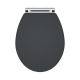 Soft Close Wooden Toilet Seat - Nuie CLA1499 Black, Black colour ,image 1