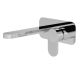 Wall Mounted 2 Tap Hole Basin Mixer With Plate - Nuie BIN328F Chrome, Chrome colour ,image 1
