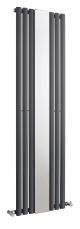 Single Panel Designer Radiator - Hudson Reed HLA78 Anthracite, Anthracite colour ,image 1