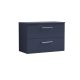800mm Wall Hung 2-Drawer Vanity & Worktop - Nuie ARN2926W Blue, Blue colour ,image 1