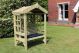 Cottage Arbour Trellis Sits 2 By Churnet Valley, Wood colour ,image 1