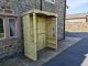 Medium Poly Smoking Shelter By Churnet Valley, Wood colour ,image 1