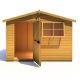 Wroxham 10 x 8 Single Door Shiplap Shed - Style D