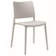 Joy-S Plastic Side Chair -  Grey