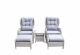 Meghan Reclining Lounge Set, Grey colour ,image 1