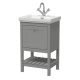 500mm Floor Standing Vanity & Basin 1TH - Hudson Reed BEX223A Grey, Grey colour ,image 1