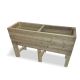 Raised Super Heavy Duty Veg Trough 180X60X80 By Churnet Valley, Wood colour ,image 1