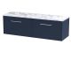 1200 Wall Hung 2-Drawer Vanity & Laminate Worktop - Hudson Reed JNU2922LCM2 Blue, Blue colour ,image 1