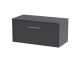 800mm Wall Hung Single Drawer Vanity & Worktop - Hudson Reed JNU2225W Grey, Grey colour ,image 1
