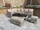 Edwina Corner Dining Mixed Nature Weave, Grey colour ,image 1