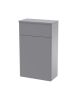 500mm WC Unit - Nuie CLA241 Grey, Grey colour ,image 1