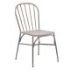 Cellini 870 x 500 Metal Side Chair - Vintage White