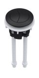 Black Cistern Push Button - Hudson Reed CPB401 Black, Black colour ,image 1