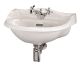500mm Basin (1 Tap Hole) - Hudson Reed NCA104 White, White colour ,image 1