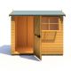 Suffolk 8 x 6 Single Door Shiplap Shed - Style D