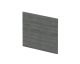Shower Bath End Panel (700) - Nuie MPD531N Grey, Grey colour ,image 1