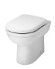 Comfort Height Back To Wall Pan - Nuie NCS296 White, White colour ,image 1
