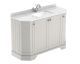 1200mm 4-Door Angled Unit & Marble Top 1TH - Hudson Reed LOF461 Timeless Sand, Grey colour ,image 1