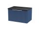 600mm Wall Hung Single Drawer Vanity & Laminate Top - Hudson Reed DFF394LSB Blue, Blue colour ,image 1
