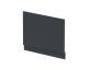 Straight End Panel & Plinth (750) - Hudson Reed BPR1412 Black, Black colour ,image 1