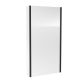 Square Bath Screen With Fixed Return - Nuie NSBS2BP Black ,image 1