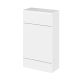 500mm Compact WC Unit & Co-ordinating Top - Hudson Reed CBI104A Gloss White, White colour ,image 1