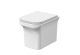 Wall Hung Pan & Soft Close Seat - Nuie NCG540 White, White colour ,image 1