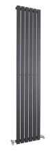 Single Panel Designer Radiator - Hudson Reed HLA72 Anthracite, Anthracite colour ,image 1