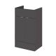Fusion Gloss Grey 500mm Vanity Unit, Grey Gloss colour ,image 3