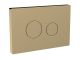 Brass Round Plate for Pneumatic Dual Flush - Hudson Reed MDPP03R Brass, Brass colour ,image 1