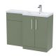 1100mm Right Hand Combination - Nuie ARN811R Green, Green colour ,image 1