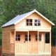 Lodge 8 x 9 Shiplap Playhouse