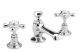 3 Tap Hole Basin Mixer - Hudson Reed BC307HX Chrome, Chrome & White colour ,image 1