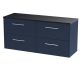 1200 Wall Hung 4-Drawer Vanity & Laminate Worktop - Hudson Reed JNU2924LSB2 Blue, Blue colour ,image 1