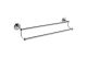 Double Towel Rail - Hudson Reed LH307 Chrome, Chrome colour ,image 1